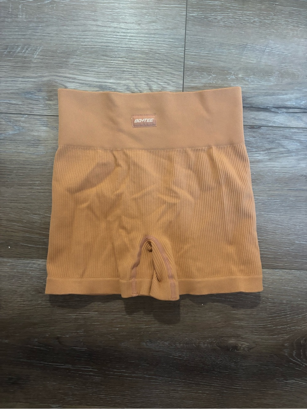 Bo+Tee Women's Tan and Orange Shorts